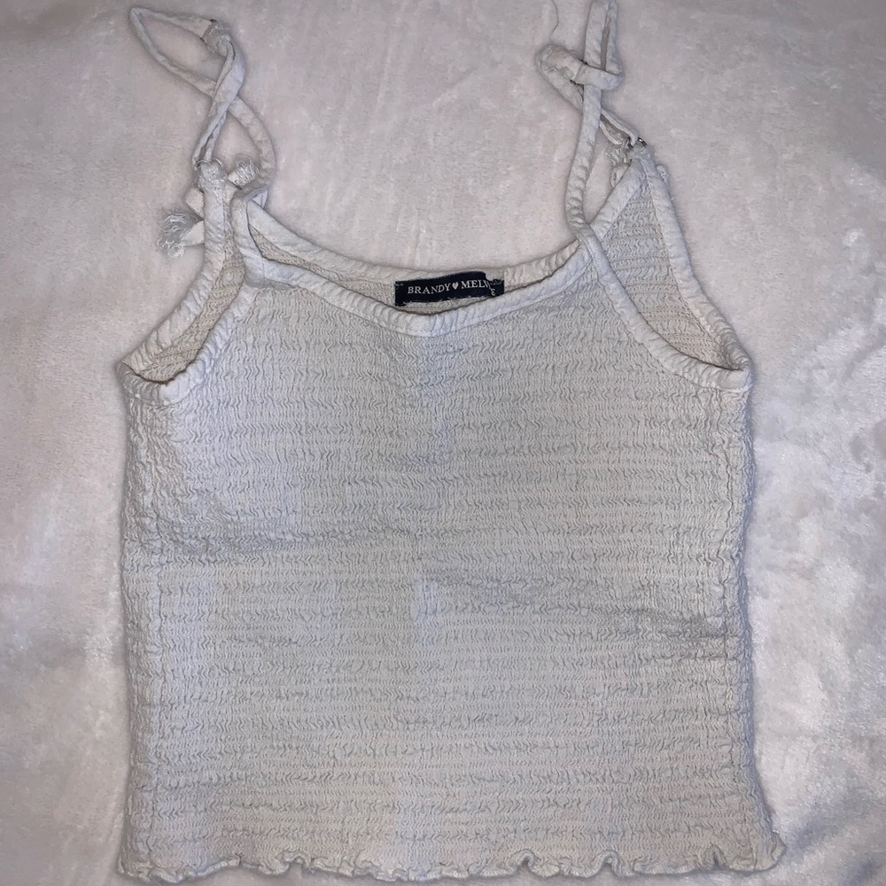 white brandy melville tank top
